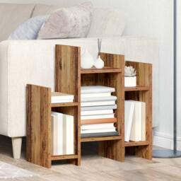Berkfield Home Side Cabinet Old wood 60 x 26 x 60 cm Engineered wood in Brown - thumbnail 2