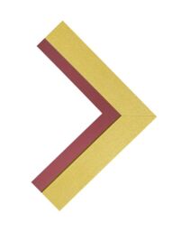 Frames & Mirrors 4U Metro Gold Frame with Red Mount for Image Size A3 - thumbnail 3