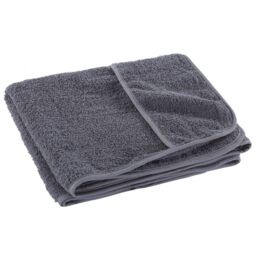 Berkfield Home Beach Towels 2 pcs Anthracite 75x200 cm Fabric 400 GSM in Black - thumbnail 5