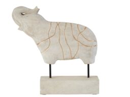 Orsina Vena Elephant Sculpture in Gold - thumbnail 5