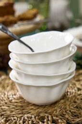 Dibor Set of 12 Four Person Royal White Christmas Dinner Set Christmas Crockery Set - Size: 12 Pack - thumbnail 3