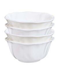 Dibor Set of 12 Four Person Royal White Christmas Dinner Set Christmas Crockery Set - Size: 12 Pack - thumbnail 7