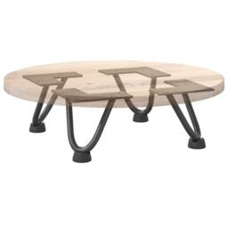 Berkfield Home Hairpin Table Legs 4 pcs Anthracite 10 cm Solid Steel in Dark Grey - thumbnail 8