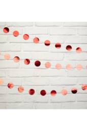 KDMD Red Foil Circle Garland 2 Pack - thumbnail 2