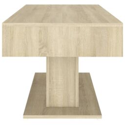 Berkfield Home Coffee Table Sonoma Oak 96x50x45 cm Engineered Wood in Brown - Size: 96 x 50 x 45 cm - thumbnail 5