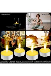 Deco Express Citronella Candles 4 Hours Pack of 100 in Yellow - thumbnail 5