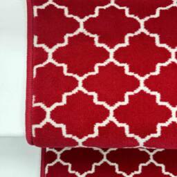 runrug Stair Runner Carpet for Staircases - Soft & Comfy, 9mm - 'Avanti' in Red - Size: 60 cm x 630 cm - thumbnail 2