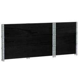 Berkfield Home Garden Planter Black 100x50 cm Solid Wood Pine - thumbnail 6