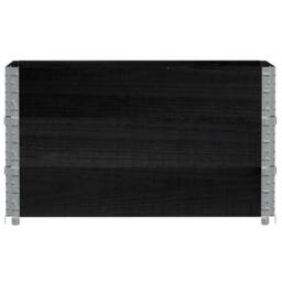 Berkfield Home Garden Planter Black 100x50 cm Solid Wood Pine - thumbnail 3