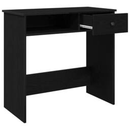 Berkfield Home Decorative Desk Black 80x40x75 cm Engineered Wood - Size: 80 x 40 x 75 cm - thumbnail 5