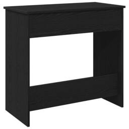 Berkfield Home Decorative Desk Black 80x40x75 cm Engineered Wood - Size: 80 x 40 x 75 cm - thumbnail 7