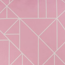 OHS 4 Pack Geo Matte Velvet Cushion Covers in Pink - Size: 45 cm x 45 cm - thumbnail 4