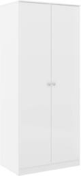 Seconique Denver 2 Door Wardrobe in White - thumbnail 2