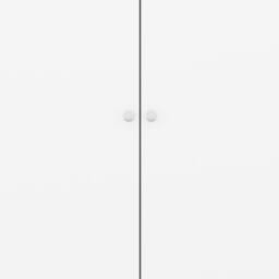 Seconique Denver 2 Door Wardrobe in White - thumbnail 6