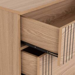 Seconique Tessa 3 Drawer Chest - Natural Oak Effect in Light Oak - thumbnail 7