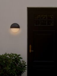 Nordlux Modern Outdoor Wall Light Black Plastic E27 Weatherproof - Mains Powered, IP44 - thumbnail 5