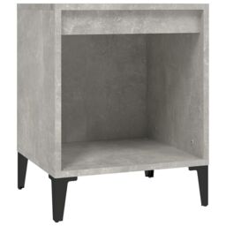 Berkfield Home Bedside Cabinets 2 pcs Concrete Grey 40x35x50 cm - Size: 40 x 35 x 50 cm - thumbnail 5