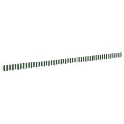 Berkfield Home Awning Valance for 5 m Frame Green & White 4.8x0.2 m - thumbnail 2