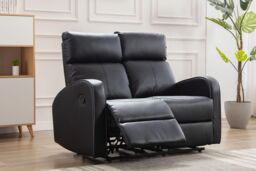 Boston Leather 2 Seater Recliner Sofa - thumbnail 3