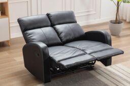 Boston Leather 2 Seater Recliner Sofa - thumbnail 4