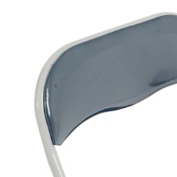 Harbour Housewares Coloured Padded Folding Chairs Pack of 4 in Grey - thumbnail 4