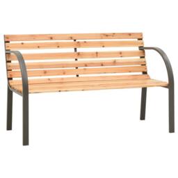 Berkfield Home Children Garden Bench 81 cm Chinese Fir Wood in Brown - thumbnail 1