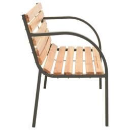 Berkfield Home Children Garden Bench 81 cm Chinese Fir Wood in Brown - thumbnail 3