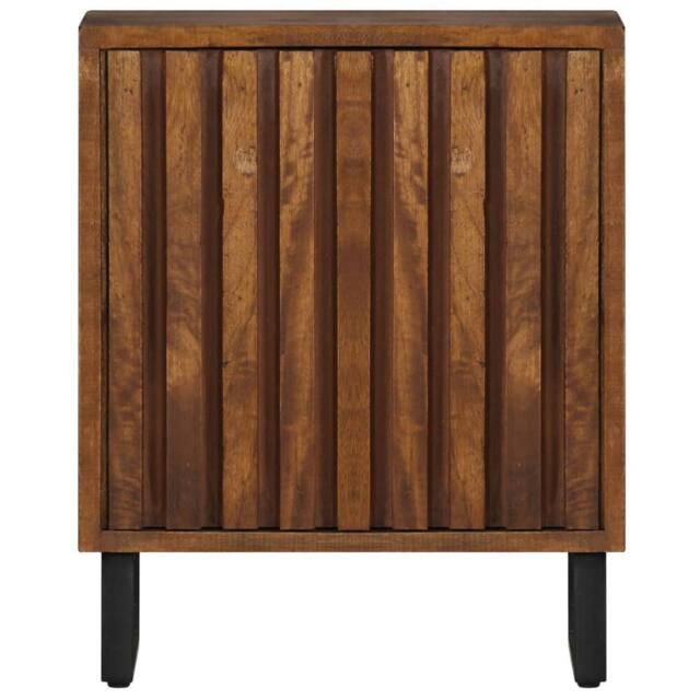 Berkfield Home Bedside Cabinet 40x30x50 cm Solid Mango Wood in Brown - Size: 40 x 30 x 50 cm - image 1