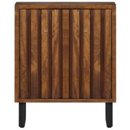 Berkfield Home Bedside Cabinet 40x30x50 cm Solid Mango Wood in Brown - Size: 40 x 30 x 50 cm - thumbnail 1