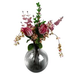 Leaf Artificial Pack of 6 x 110cm Natural Pink Trailing Cherry Blossom Stem - Size: 6 x 110 cm - thumbnail 5