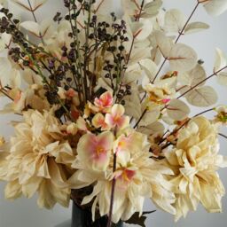 Leaf Artificial Pack of 6 x 110cm Natural Pink Trailing Cherry Blossom Stem - Size: 6 x 110 cm - thumbnail 6