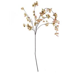 Leaf Artificial Pack of 6 x 110cm Natural Pink Trailing Cherry Blossom Stem - Size: 6 x 110 cm - thumbnail 2