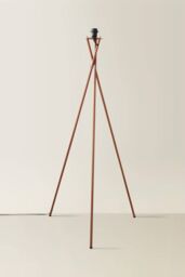 ValueLights Camden Copper Metel Stem Tripod Floor Lamp Base - thumbnail 1