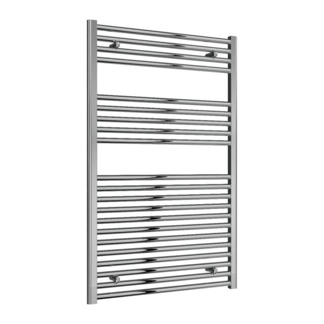 Bathroom Kingdom Diva Chrome Straight Heated Towel Rail 1200x750 in Silver - image 1