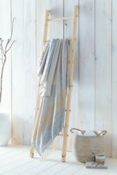 Drift Home 'Bretton' Tassled Woven Throw in Mustard - Size: 130 cm x 180 cm - thumbnail 1