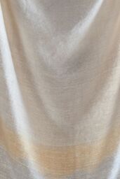 Drift Home 'Bretton' Tassled Woven Throw in Mustard - Size: 130 cm x 180 cm - thumbnail 4