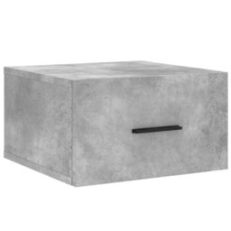 Berkfield Home Wall-mounted Bedside Cabinet Concrete Grey 35x35x20 cm - Size: 35 x 35 x 20 cm - thumbnail 2