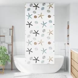 Berkfield Home Shower Roller Blind 110x240 cm Fabric Width 106 cm in White