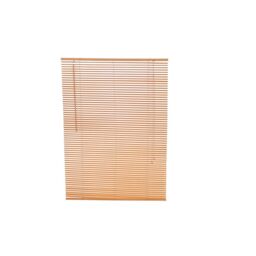 Oypla PVC Teak Wood Grain Effect Venetian Window Blinds with Fixings in Light Brown - Size: 100 cm - thumbnail 3