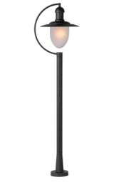 Lucide 'ARUBA' Dimmable Stylish Decorative Outdoor Bollard Lamp Post 1xE27 in Black
