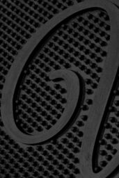 JVL Maiva Welcome Scraper Rubber Studs Doormat 40x60cm in Black - Size: 40 cm x 60 cm - thumbnail 3