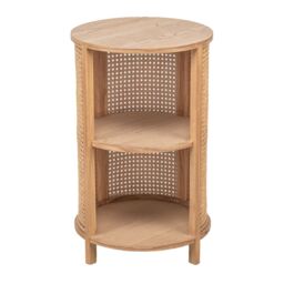 Nordlys Bedside Table Night Stand Natural Wood in Dark Brown - thumbnail 8