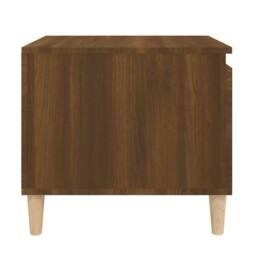 Berkfield Home Coffee Table Brown Oak 100x50x45 cm Engineered Wood - Size: 100 x 50 x 45 cm - thumbnail 7