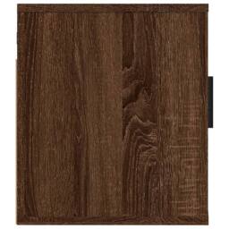 Berkfield Home Wall Mounted TV Cabinet Brown Oak 40x34, 5x40 cm - thumbnail 6