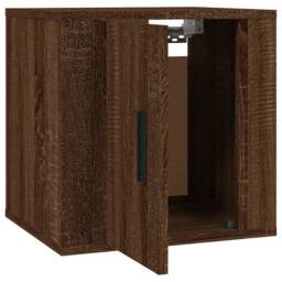 Berkfield Home Wall Mounted TV Cabinet Brown Oak 40x34, 5x40 cm - thumbnail 7