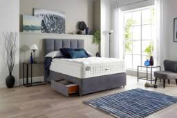 PARADISE BEDS LTD Crown Comfort Pillow Top 2500 Mattress in White - Size: Single - thumbnail 2