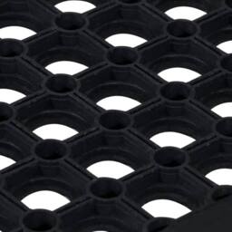 Berkfield Home Stair Treads 5 pcs 25x75 cm Rubber in Black - Size: Medium - thumbnail 8