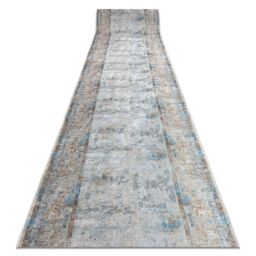 RugsX Anti-Slip Lotus Runner in Grey - Size: 100 cm x 270 cm - thumbnail 1