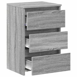 Berkfield Home Bed Cabinets 2 pcs Grey Sonoma 40x35x62.5 cm Engineered Wood - thumbnail 5