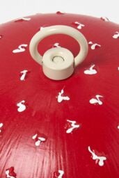 Homescapes Red Mushroom Hanging Bird Feeder - thumbnail 5